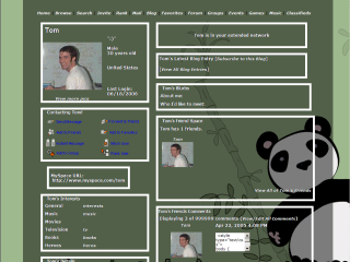 Animal MySpace Layouts