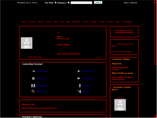 Plain MySpace Layouts