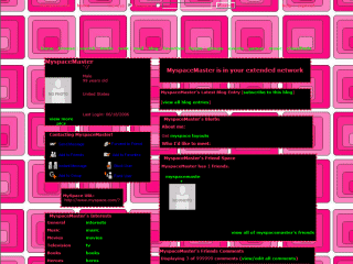 Pink MySpace Layouts