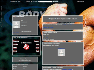 Guys MySpace Layouts