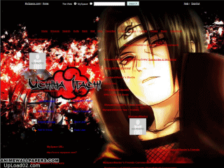 Anime MySpace Layouts