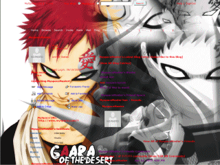 Anime MySpace Layouts