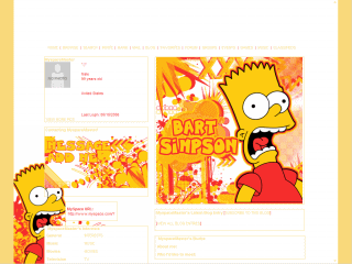 Cartoon MySpace Layouts