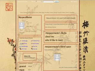 Asian MySpace Layouts