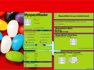 Candy MySpace Layouts