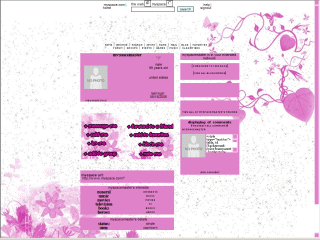 Pink MySpace Layouts