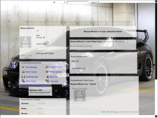 Car MySpace Layouts