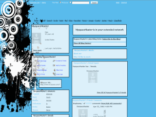 Abstract MySpace Layouts