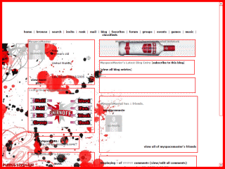 Abstract MySpace Layouts