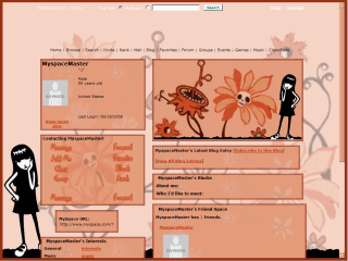 Emo MySpace Layouts