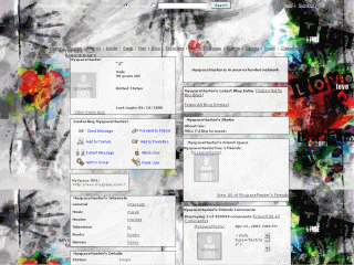 Abstract MySpace Layouts