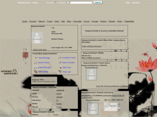 Asian MySpace Layouts