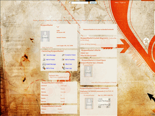 Abstract MySpace Layouts