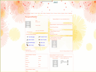 Abstract MySpace Layouts