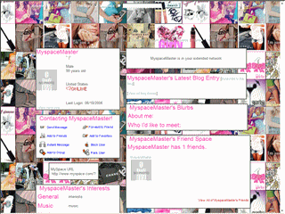 Fashion MySpace Layouts