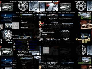 Car MySpace Layouts