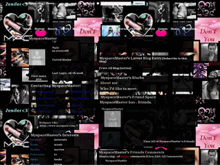 Fashion MySpace Layouts