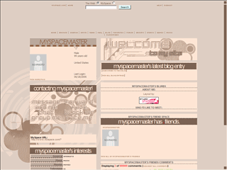 Abstract MySpace Layouts