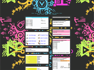 Abstract MySpace Layouts