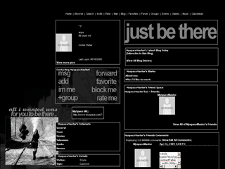 Emo MySpace Layouts