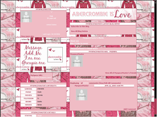 Fashion MySpace Layouts