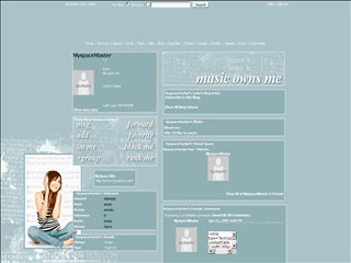 Music MySpace Layouts