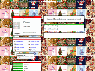 Christmas MySpace Layouts