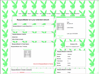 Playboy MySpace Layouts