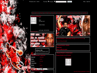 Basketball MySpace Layouts