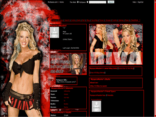 Celebrity MySpace Layouts