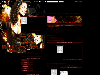 Celebrity MySpace Layouts