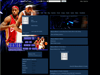 Basketball MySpace Layouts