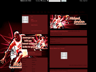 Basketball MySpace Layouts