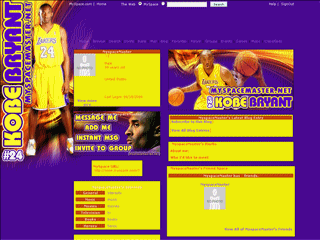 Basketball MySpace Layouts