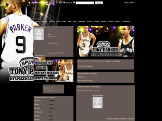 Basketball MySpace Layouts