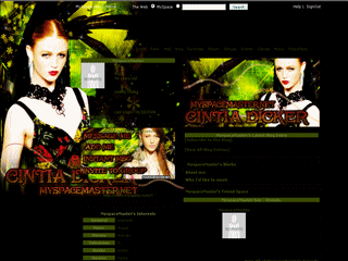 Models MySpace Layouts