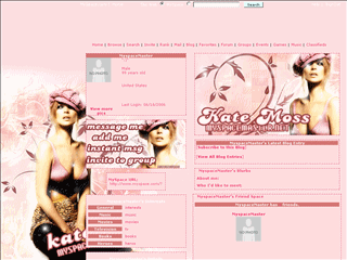 Models MySpace Layouts