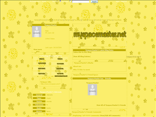 Cute MySpace Layouts