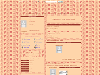 Heart MySpace Layouts