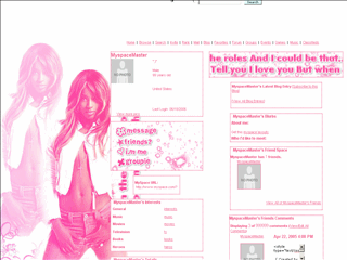 Music MySpace Layouts