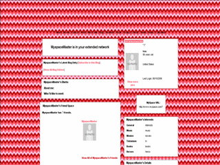 Pattern MySpace Layouts