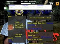 Games MySpace Layouts